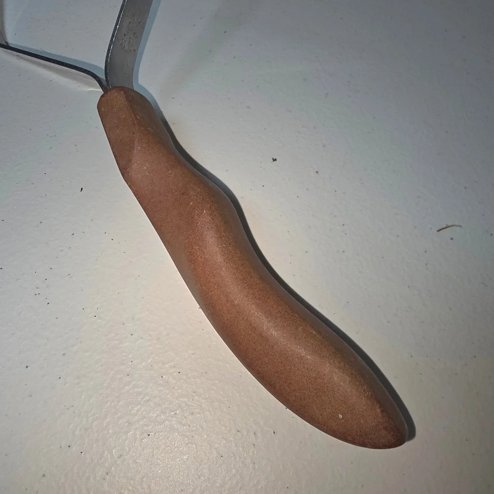 Cutco‎ No 14 Potato Masher Stainless Steel Brown Swirl Ergonomic Handle USA Made
